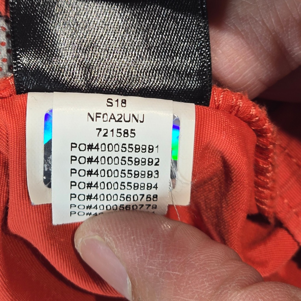 The North Face Mens Class V Water Shorts Orange Red Mesh Liner NF0A2UNJ Large - Picture 6 of 15